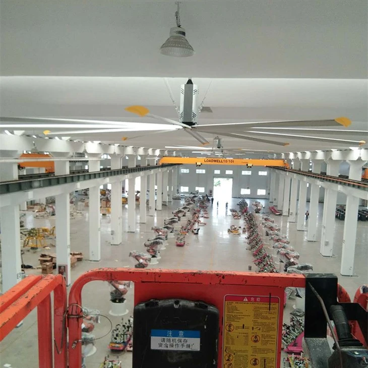 Exhibition Hall Big Ceiling Fan factory